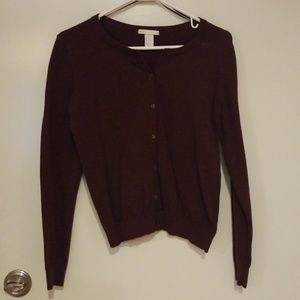 H&M burgundy sweater